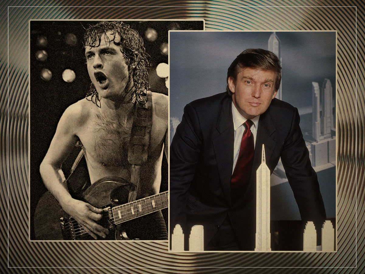 ドナルド・トランプをmockに書いたAC/DCの歌：「彼は大きなニュースだった」